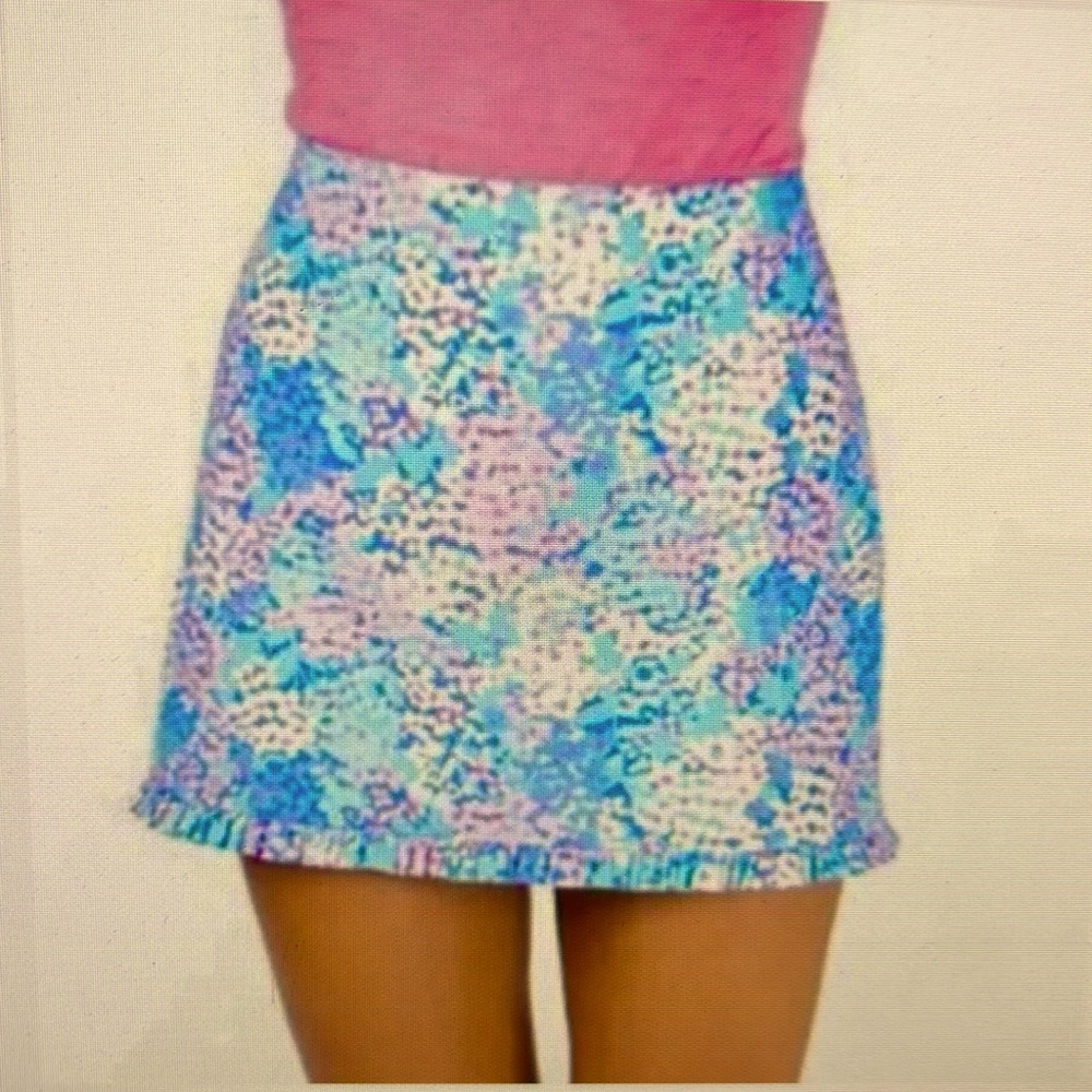 Lilly Pulitzer Callie - Dot Dot Hop Lined Cotton Skirt | Size 10 | NWOT
